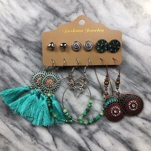 Boho Earrings Drop Dangle Vintage Bohemian Brand New